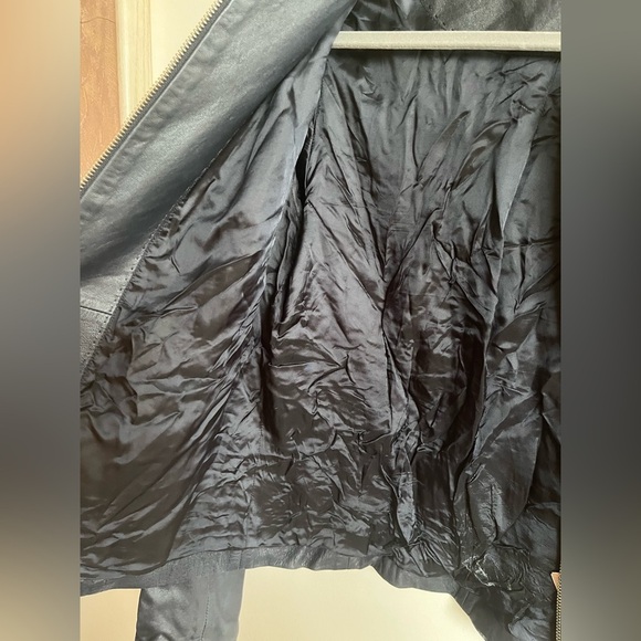 Massimo Dutti 100% Leather Zip-up Jacket - Picture 9 of 13